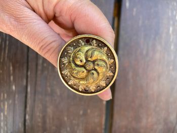 Bouton de porte meuble en laiton