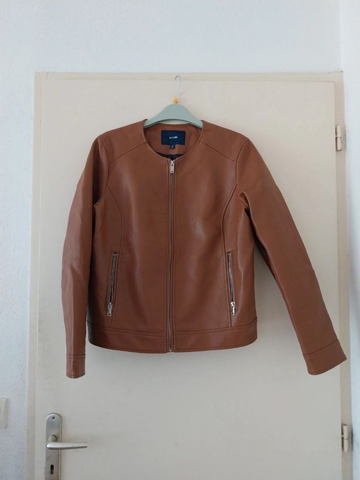 Veste en simili cuir