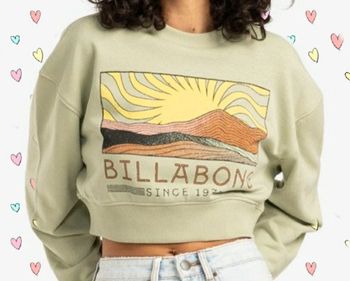 Sweatshirt pull crop Billabong
