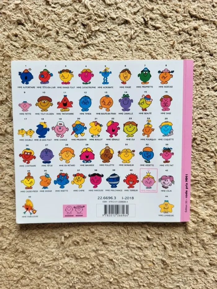 Livre enfant "Madame Princesse" de Roger Hargreaves - photo numéro 2