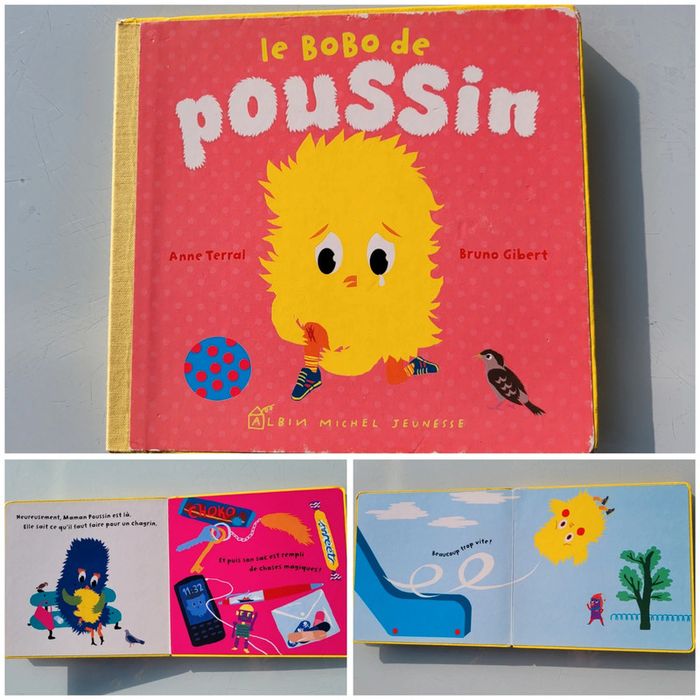 Livre tout carton 🐥 Le Bobo de Poussin 🩹 50