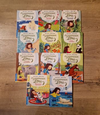Lot de 11 livres cp les animaux de lou