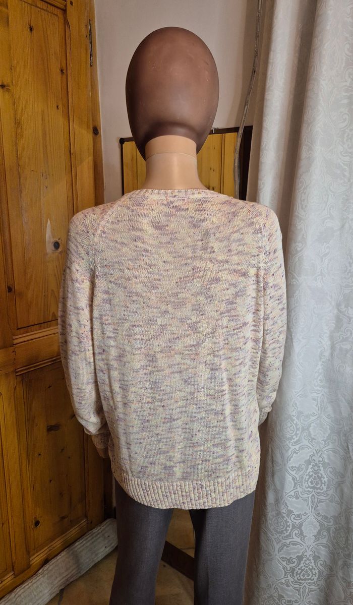 Gilet femme moucheté pastel "Tissaia" taille XL - photo numéro 4