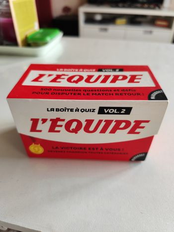 La boîte à quiz l'équipe 