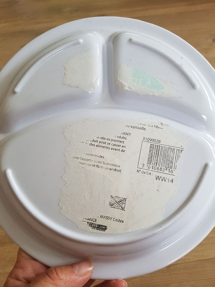 Assiette à compartiments - photo numéro 2