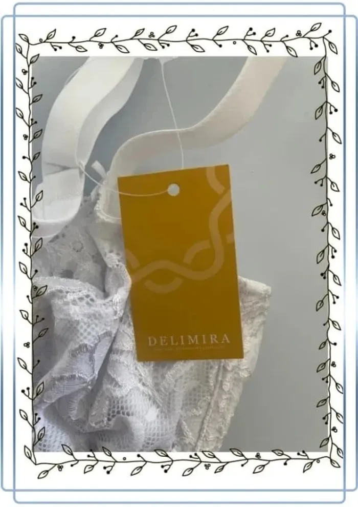 Soutien gorge blanc delimira, taille 95C, neuf - photo numéro 2