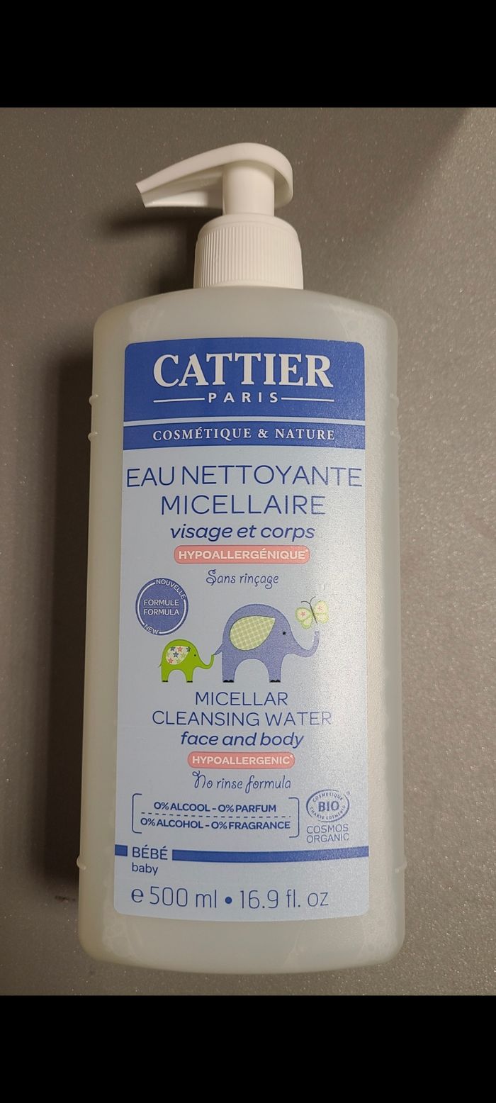 Cattier eau micellaire nettoyante