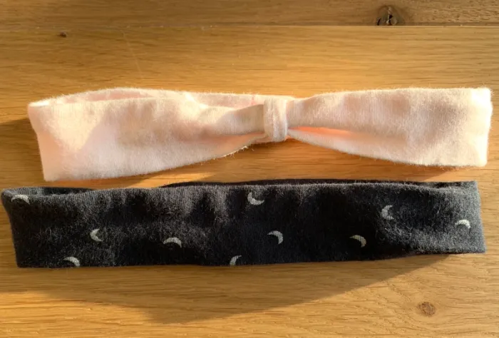 Lot de 2 bandeaux élastiques serre-tête