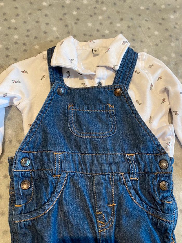 Ensemble salopette Kiabi 12 mois - photo numéro 4