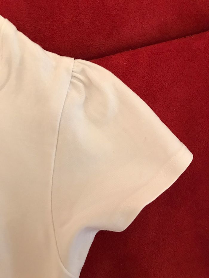 T-Shirt manches courtes blanc 6 Ans - photo numéro 6