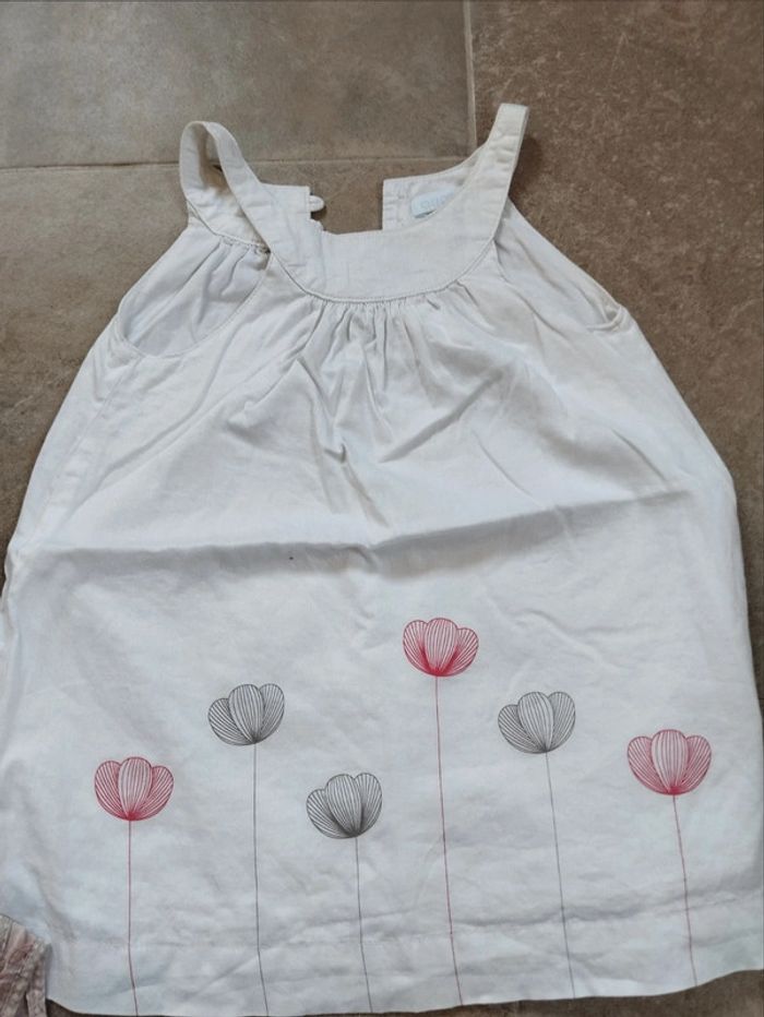 Lot robes 18 mois fille roses et blanches - photo numéro 6