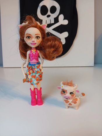 Figurine mattel enchantimals son animal vache