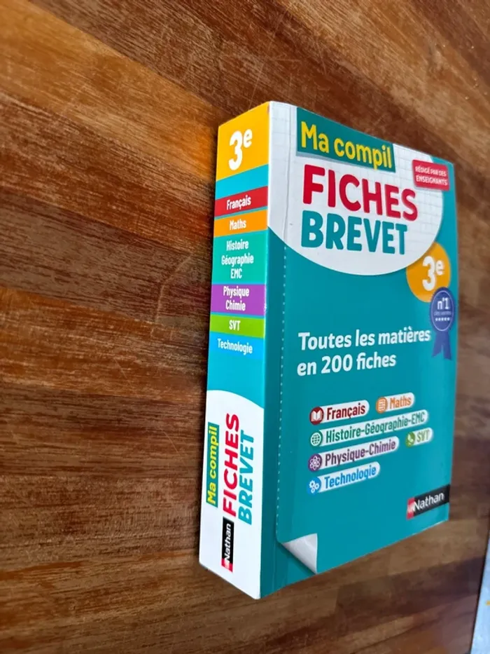 Livre ma compile, fiche brevet, troisième - photo numéro 2