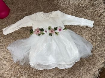 Robe blanche à fleur
