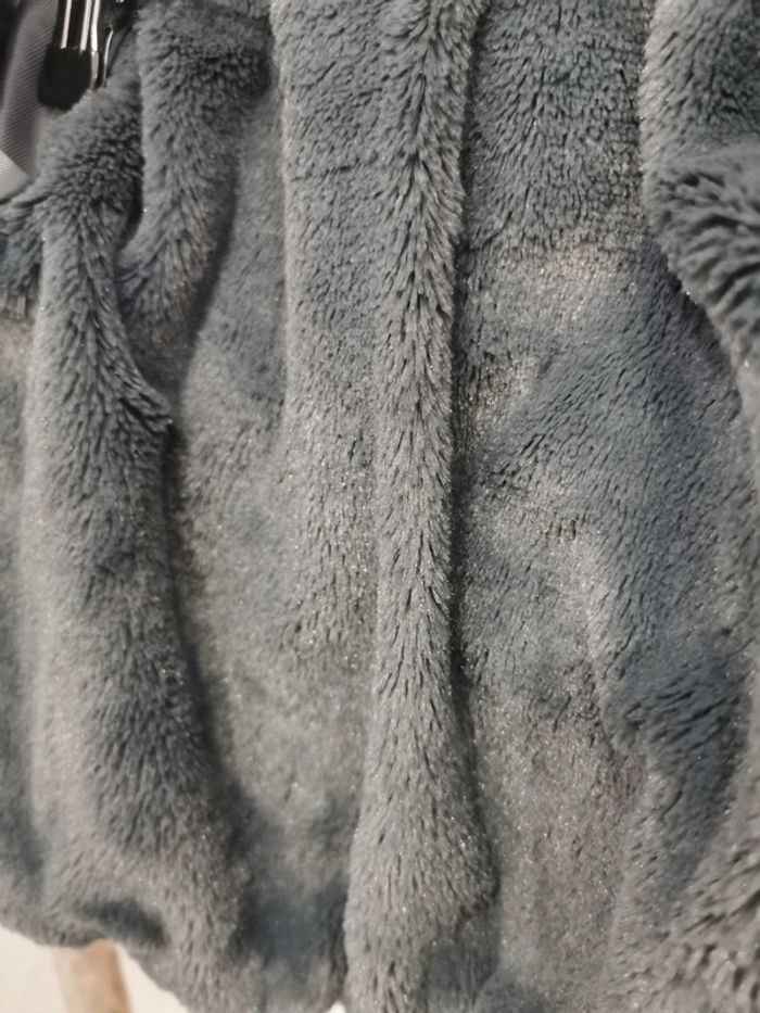 🌸Manteau doudoune fille gris DKNY 12mois - photo numéro 10