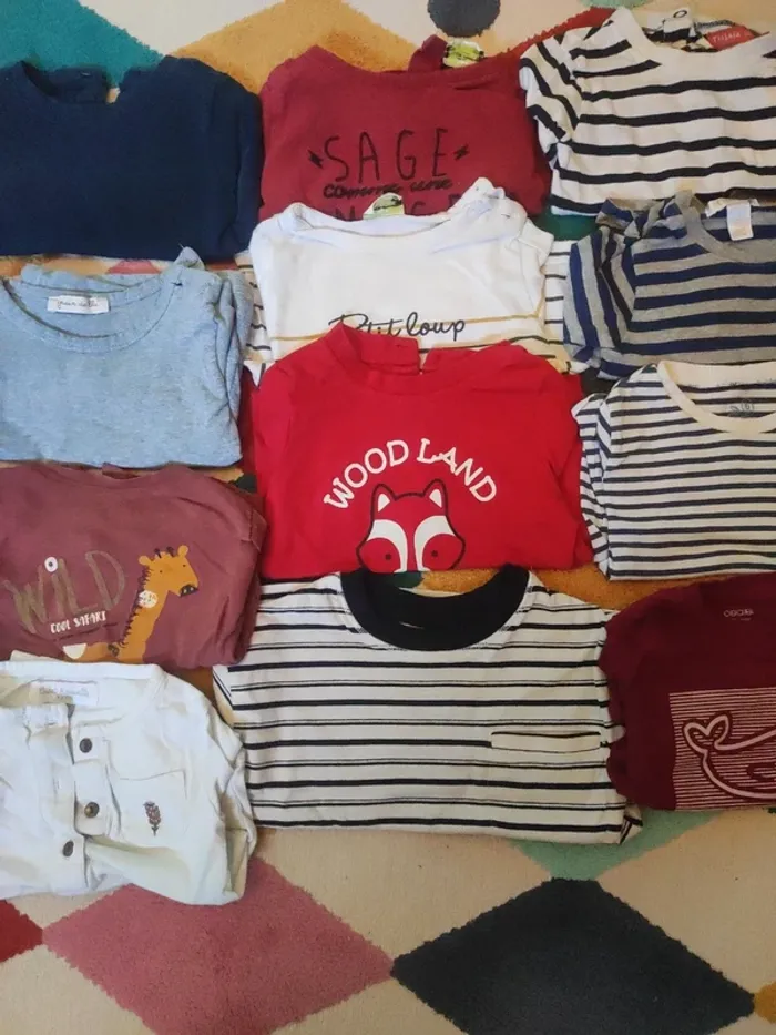T-shirts manches longues 6 mois - photo numéro 3