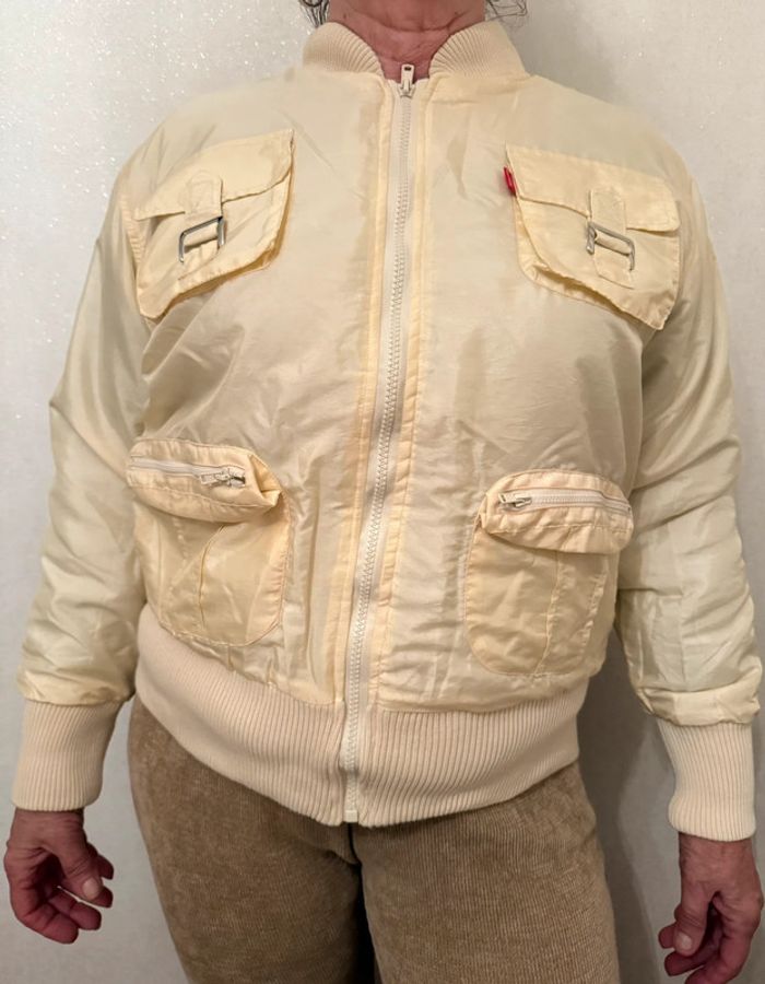 Blouson pierre cardin beige neuf taille M/L excellent état - photo numéro 9