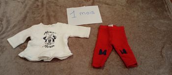 Ensemble fille Minnie taille 1 mois