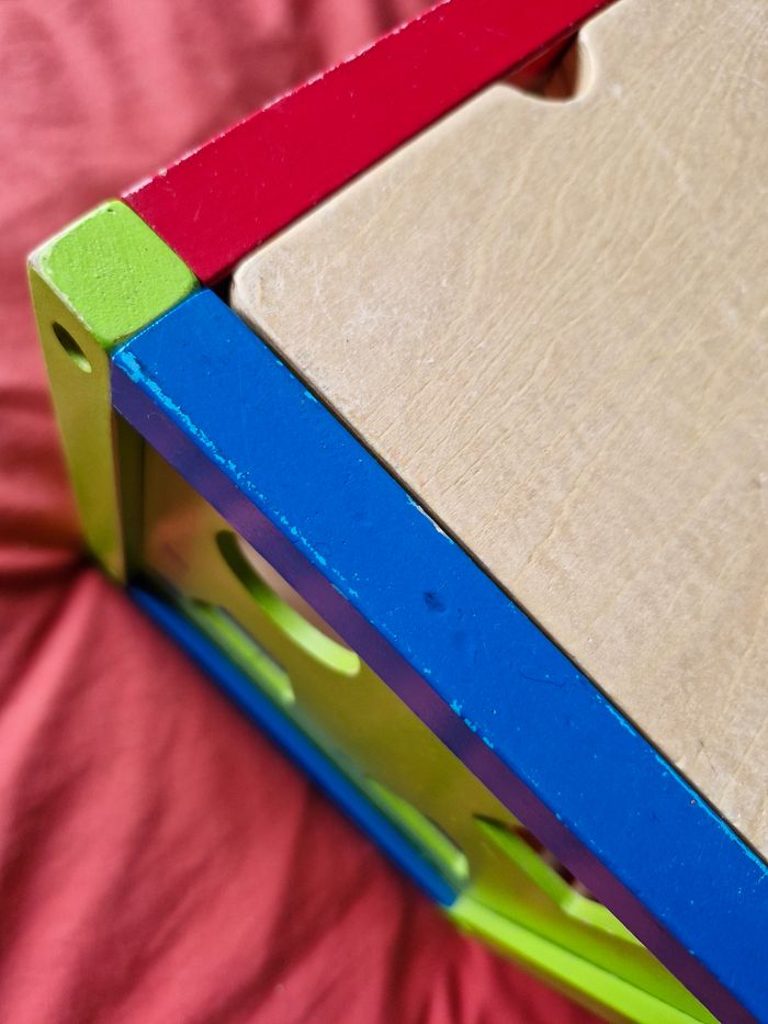 Cube d'activité et d'éveil en bois - photo numéro 9