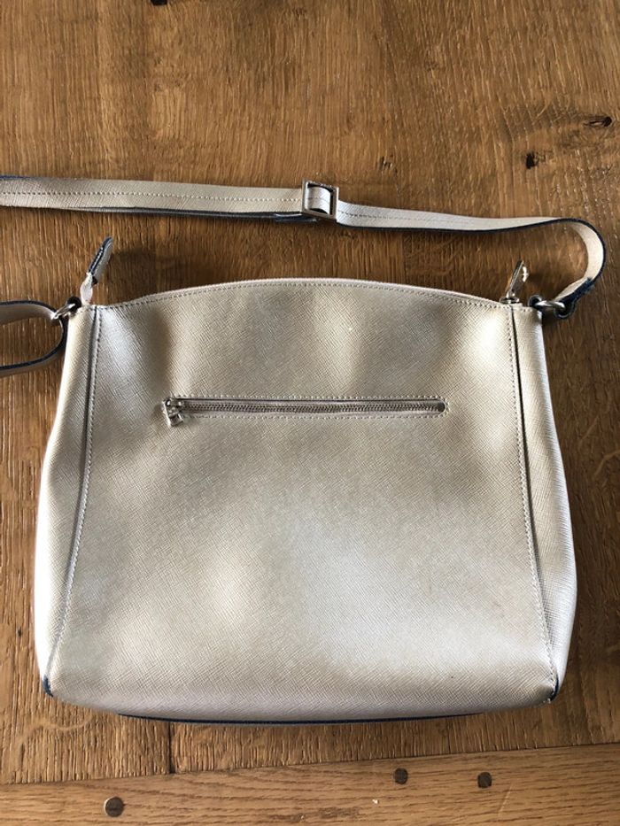 Sac à main Texier couleur beige irisé - photo numéro 11