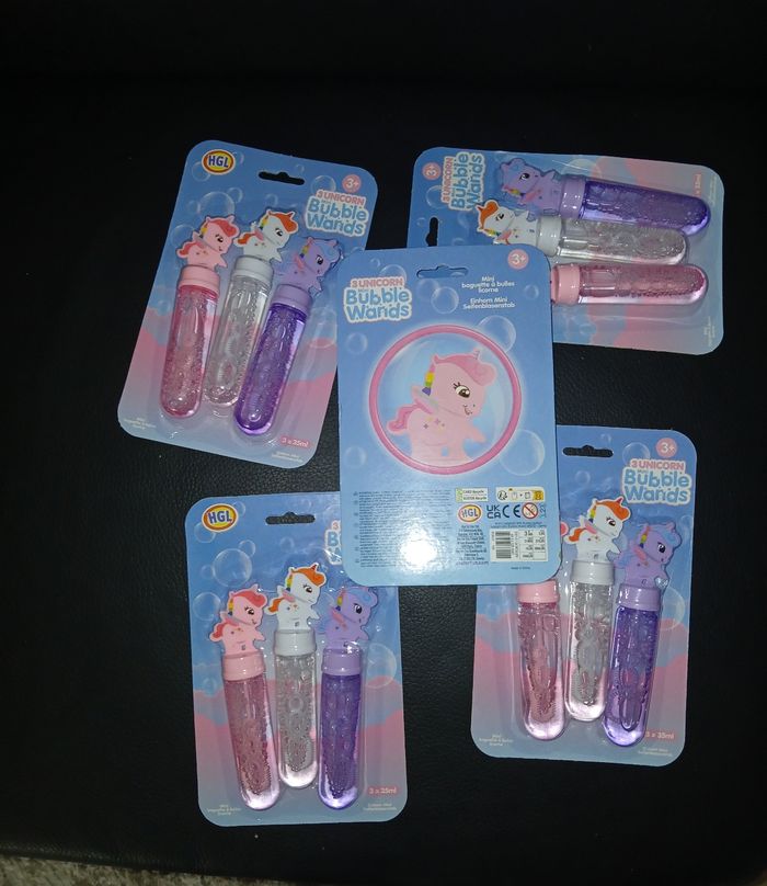 15 mini bulle Licorne