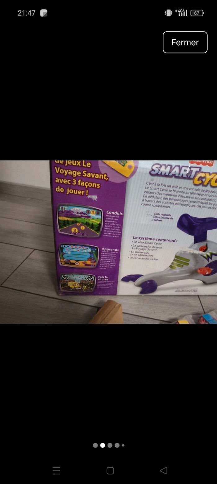 Console Smart Cycle de Fisher Price neuf - photo numéro 2