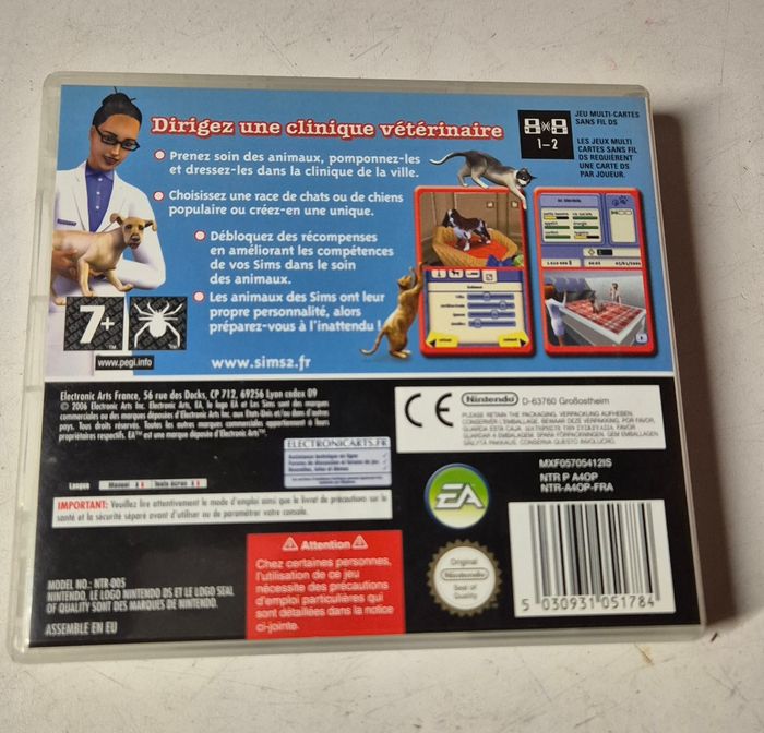 Nintendo DS Les Sims 2 Animaux & Cie complet jeu video - photo numéro 2