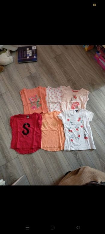 Lot tee shirt manches courtes