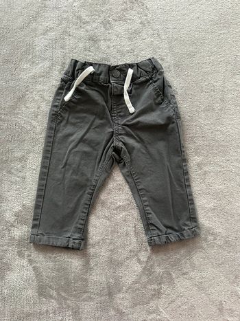 Pantalon gris - 6 mois - Kiabi