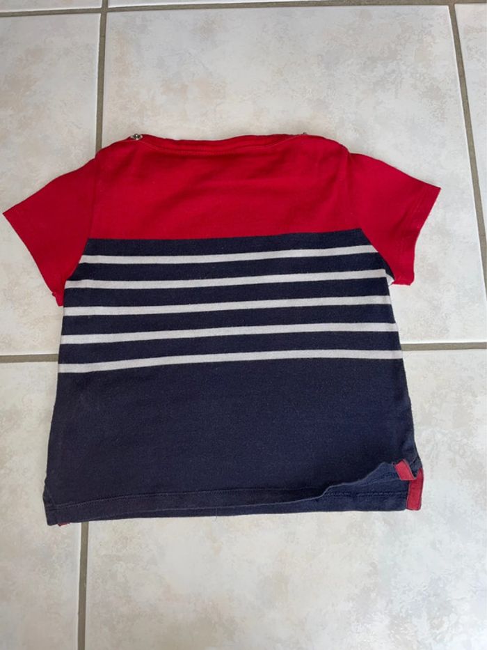Tee shirt Petit Bateau 24 mois - photo numéro 3