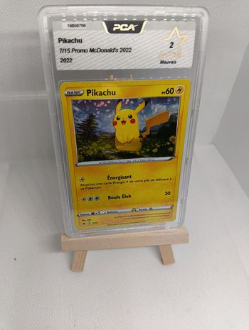 Carte gradé pokémon PCA