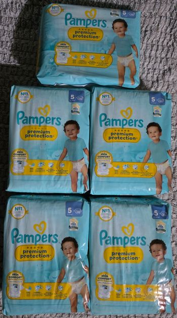 Couches Pampers premium protection taille 5x5