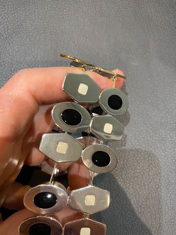 Bracelet noir et blanc élastique neuf