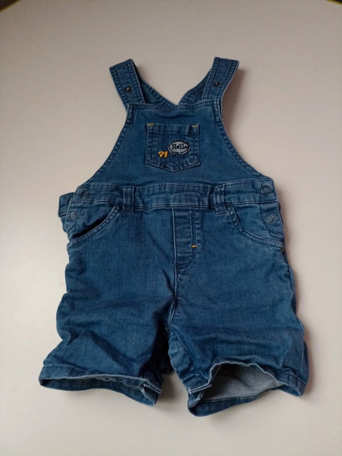 Salopette short 12 mois