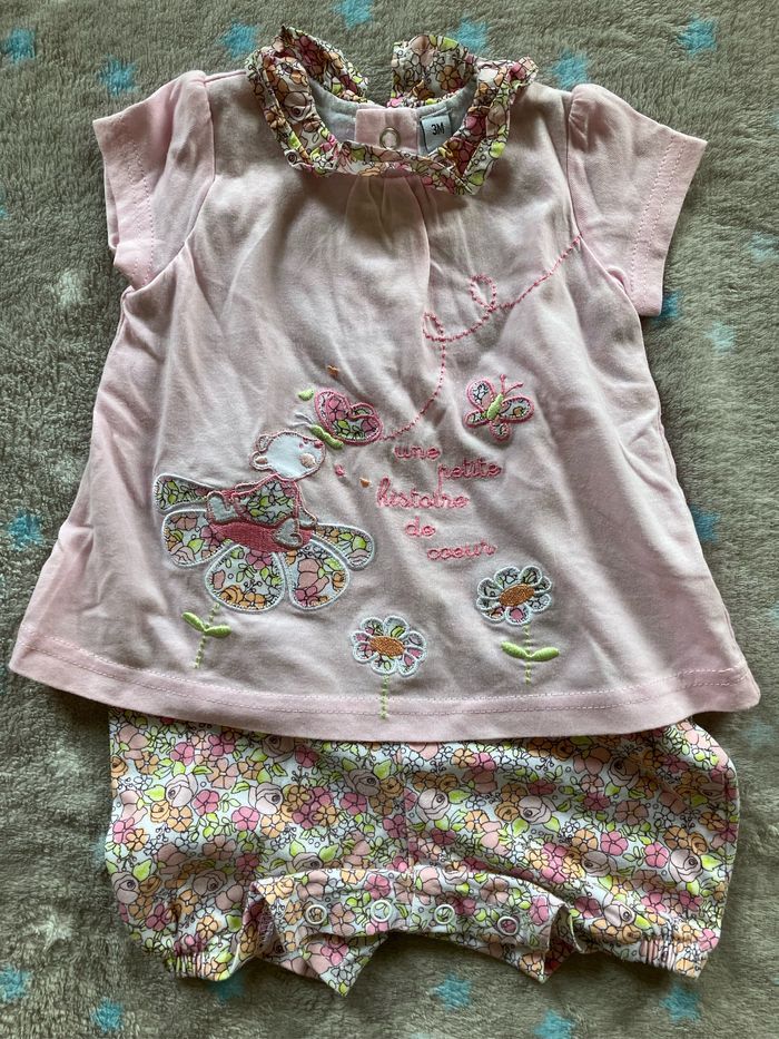 Pyjama habillée barboteuse 3 mois été