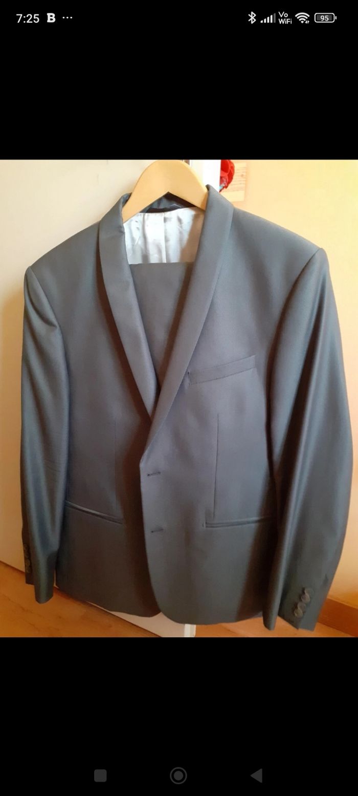 Costume gris 2 pieces