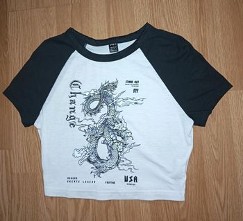 Crop top manches courtes