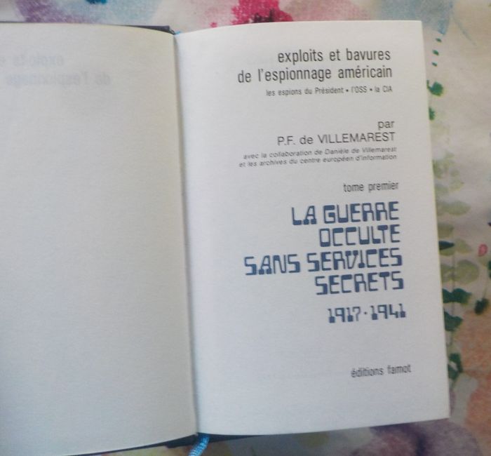 EXPLOITS ET BAVURES DE L'ESPIONNAGE AMERICAIN T1 à 3 Ed. Famot - photo numéro 5