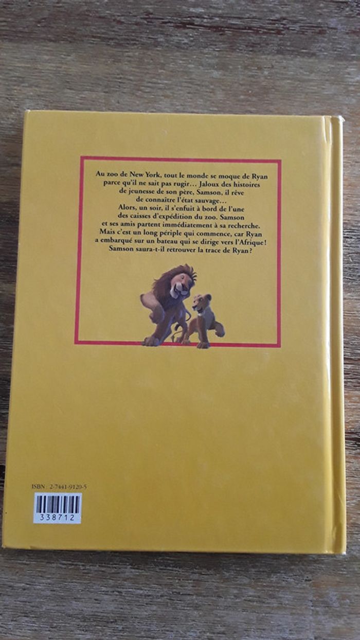 Livre "The wild" Disney - photo numéro 2