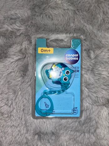 Attache tétine hiboux bleu - Neuf - Canpol Babies 