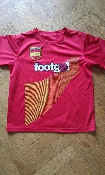 T-shirt maillot de foot footgol espagne 8-10 ans