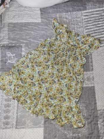 Robe à fleurs vertbaudet