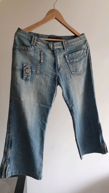 Jeans pantalon court