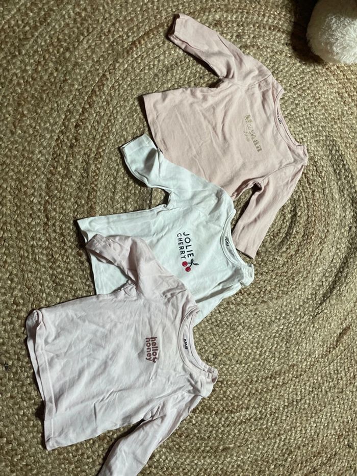Lot de 3 pulls bébé fille