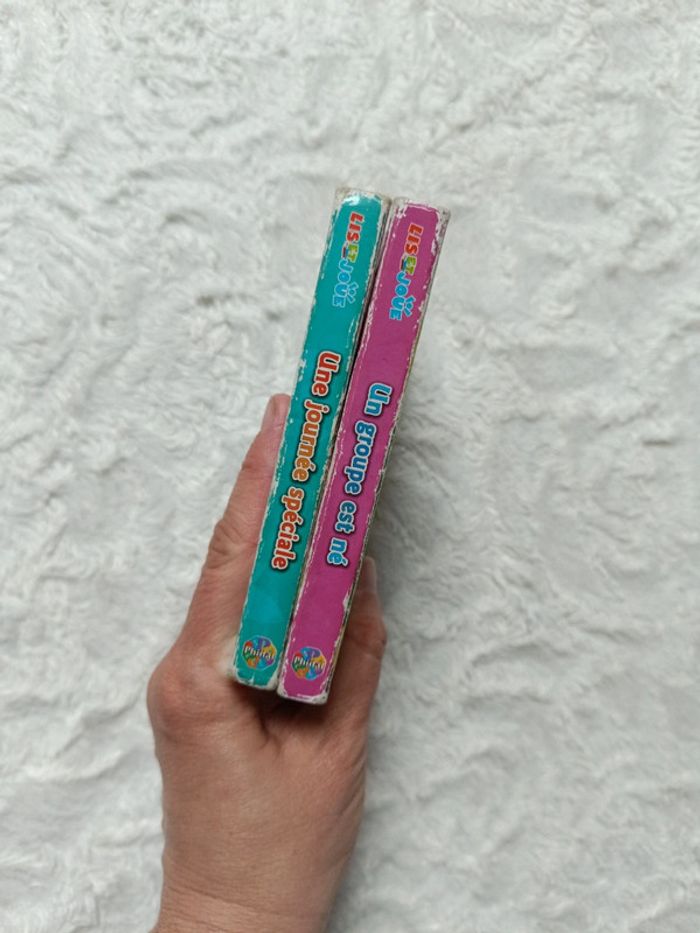 Lot de 2 livres cartonnés bébé enfant Groupe né Journée spéciale Lis et Joue Phidal - photo numéro 7