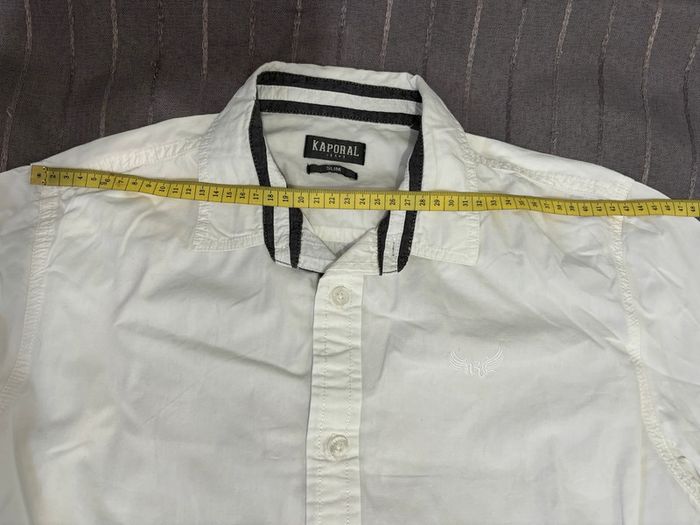 Belle chemise blanche Kaporal Slim L - photo numéro 3