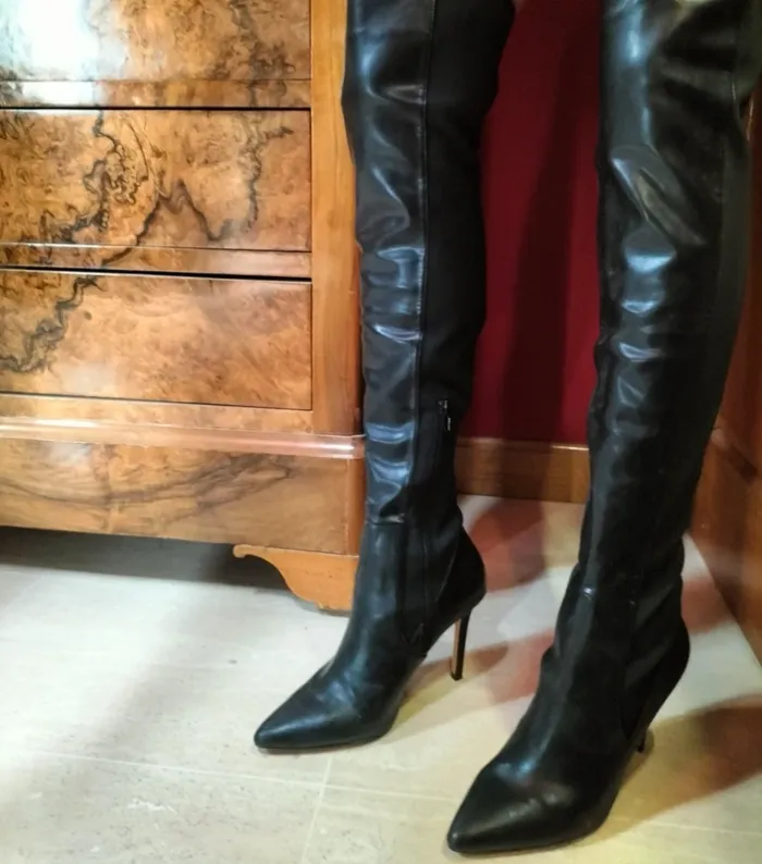 Cuissardes bimatière "Aldo" noires
