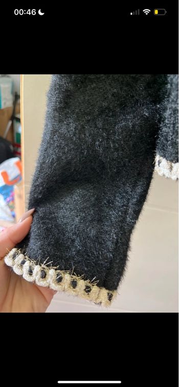 Gilet pilou noir  taille unique