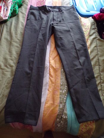 Pantalon gris chiné T44