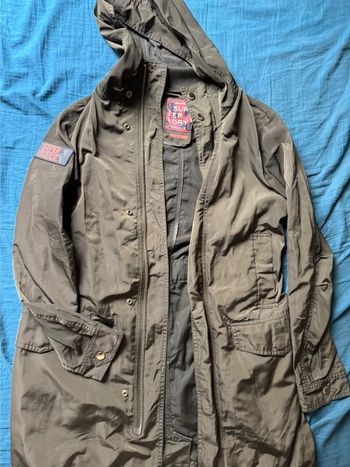 🧥 Parka Superdry Co – Kaki avec capuche